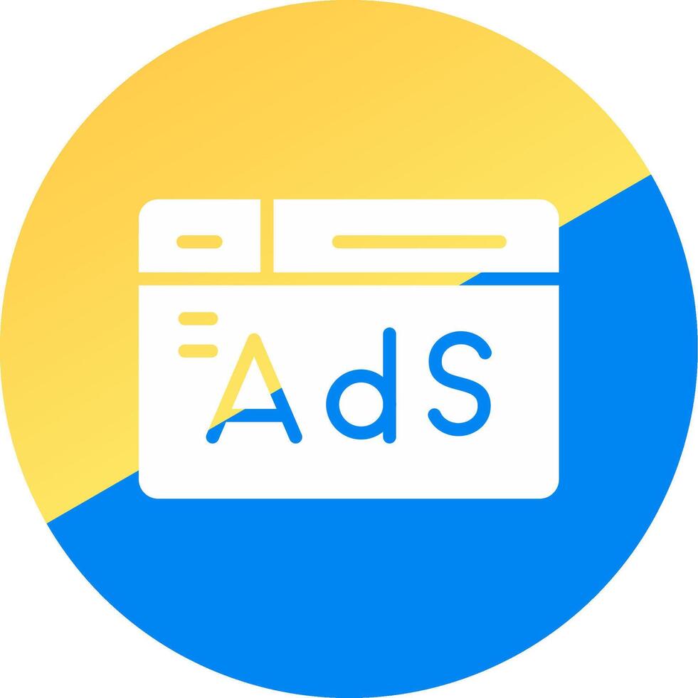 Advertising Creative Icon Design vector