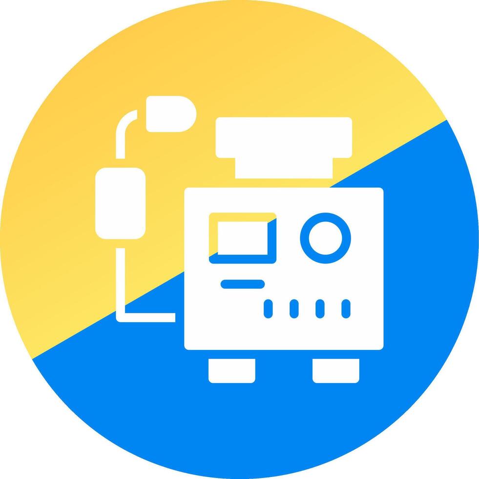 Welding Machine Creative Icon Design vector