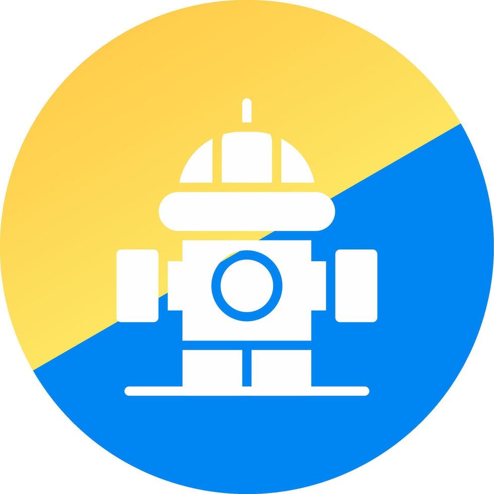 Fire Hydrant Creative Icon Design vector