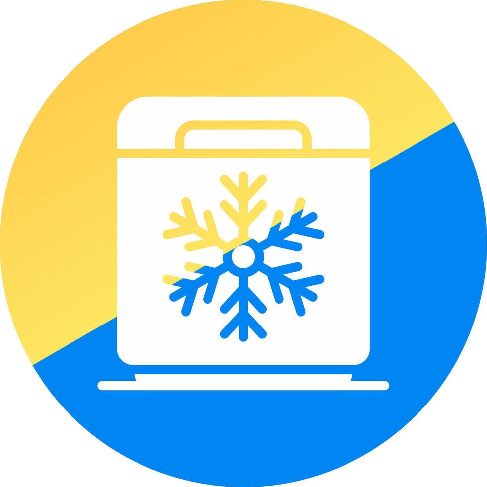 Freezer Creative Icon Design vector