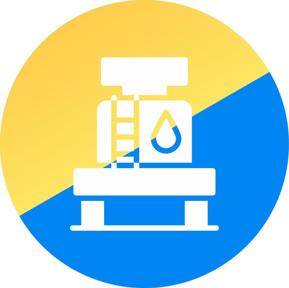 Water Tank Creative Icon Design vector
