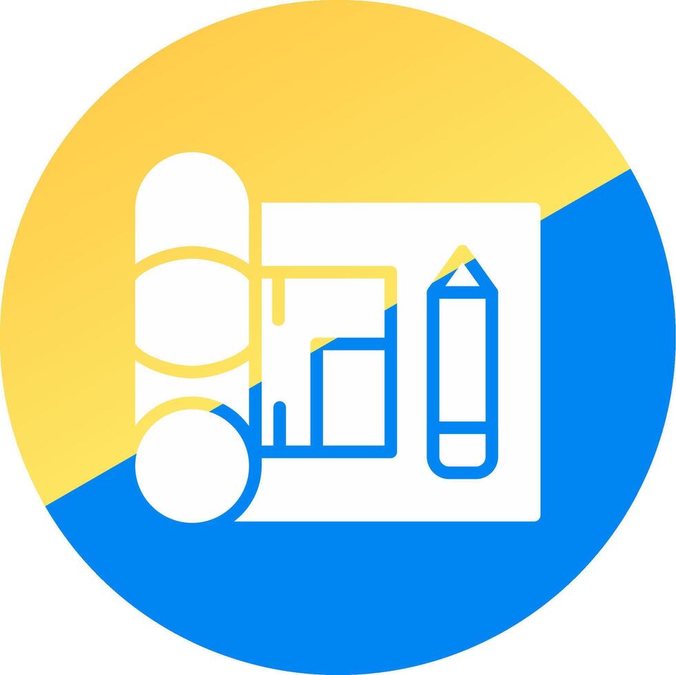 Floor Plan Creative Icon Design vector