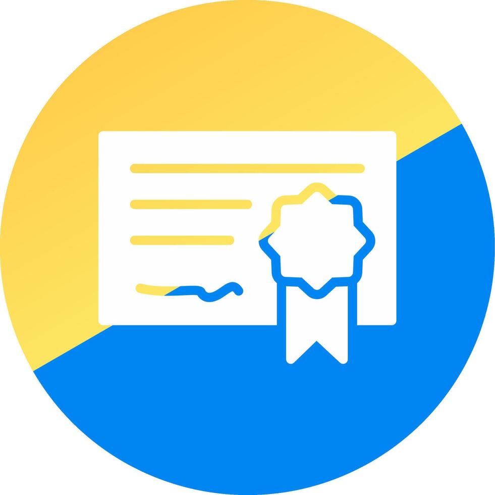 Diploma Creative Icon Design vector