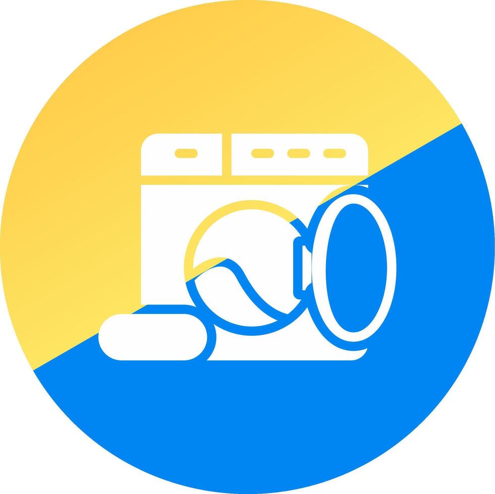 Laundry Creative Icon Design vector