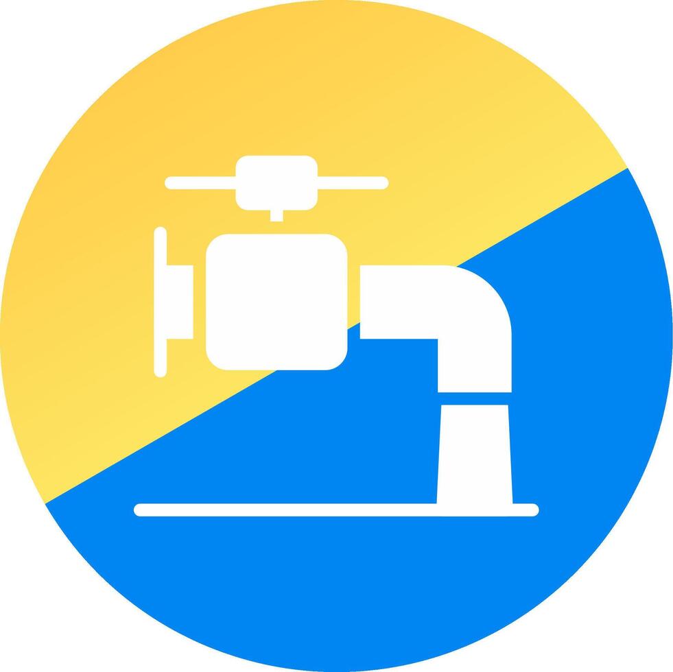 Faucet Creative Icon Design vector