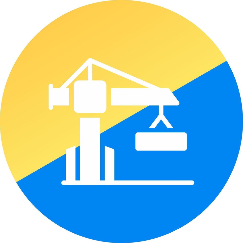Crane Creative Icon Design vector