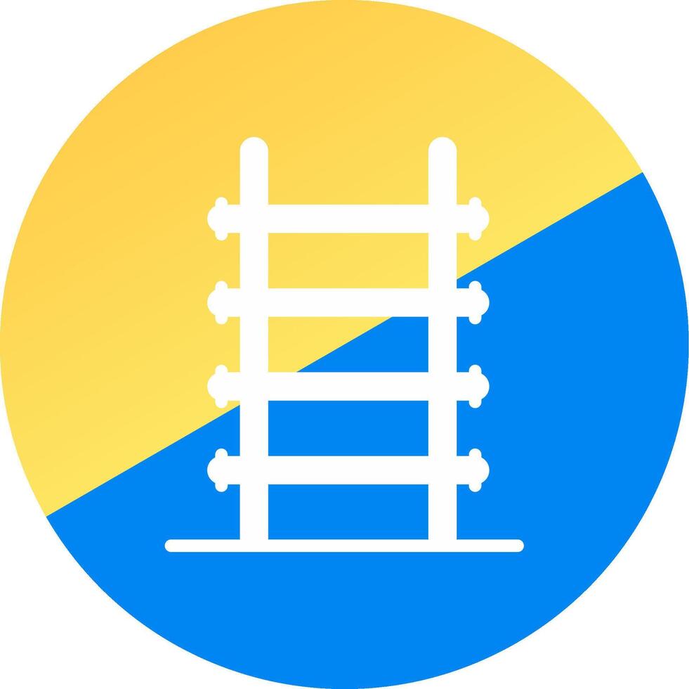 diseño de icono creativo de escalera vector