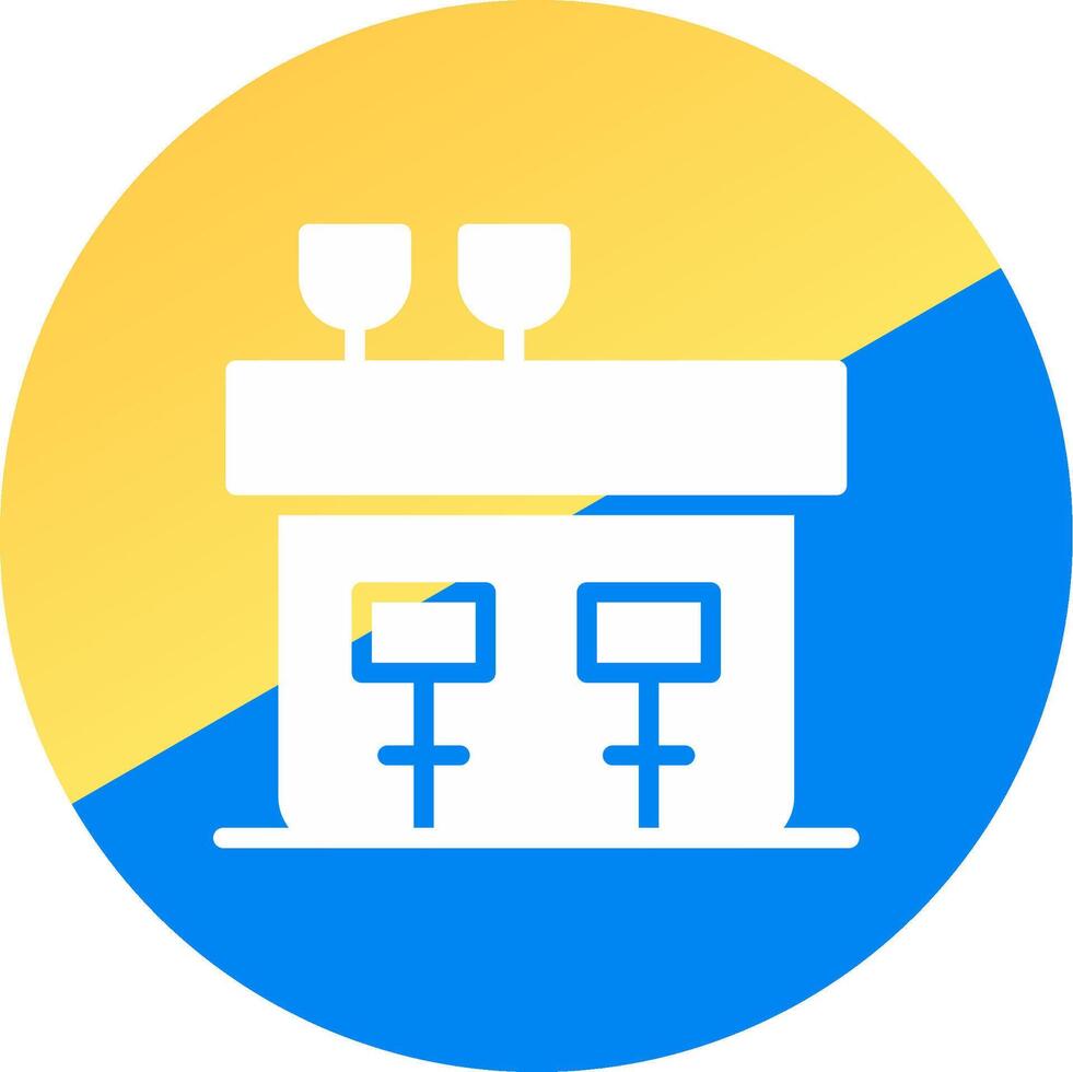 Bar Creative Icon Design vector