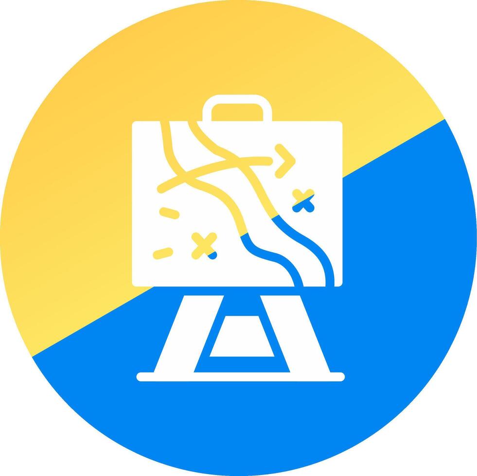 Map Creative Icon Design vector