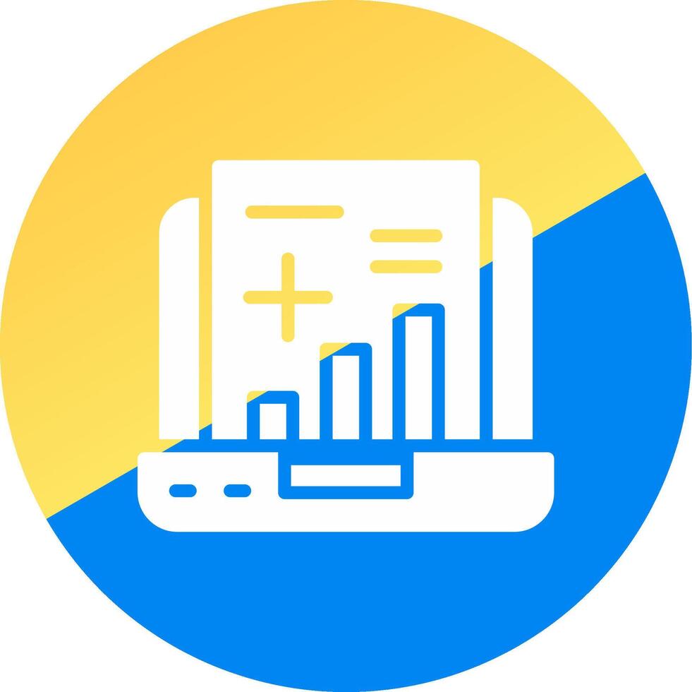 Report Creative Icon Design vector