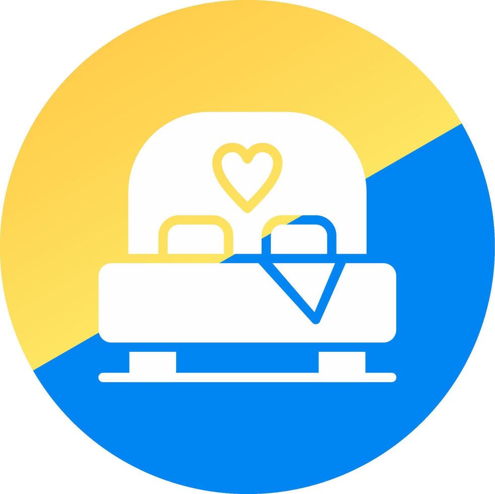 Bed Creative Icon Design vector