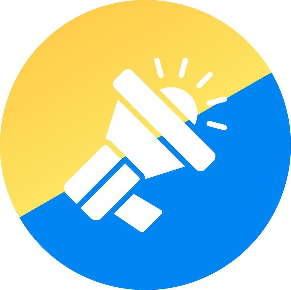 Megaphone Creative Icon Design vector