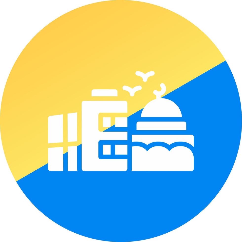 Skyscrapers Creative Icon Design vector
