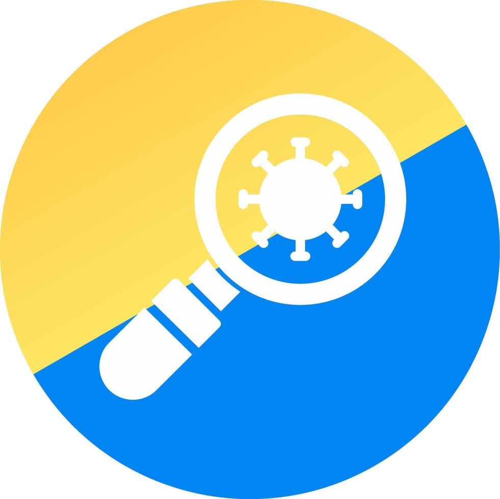glyph Two Color Circle Design vector