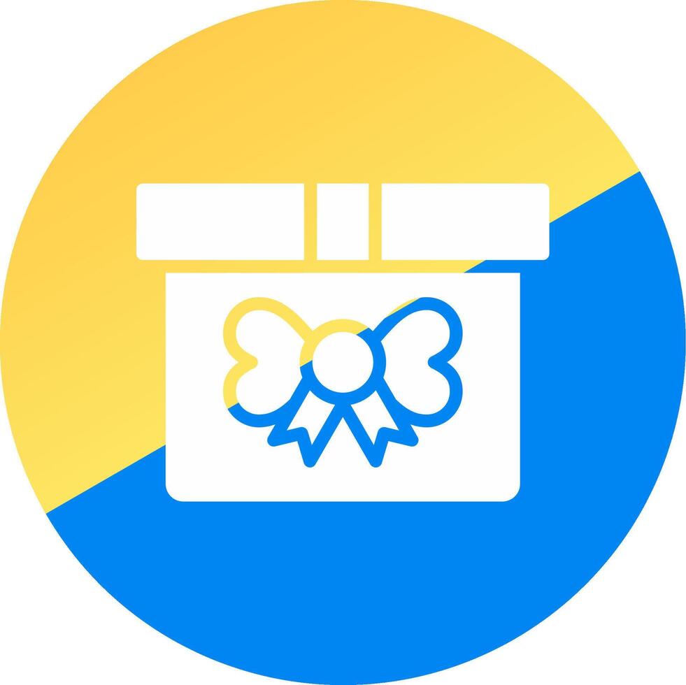 Gift Box Creative Icon Design vector