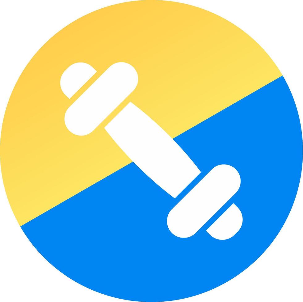 Dumbbells Creative Icon Design vector