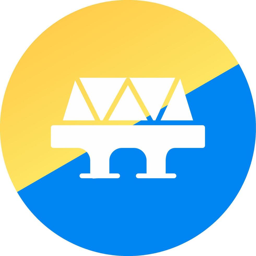 diseño de icono creativo de puente vector