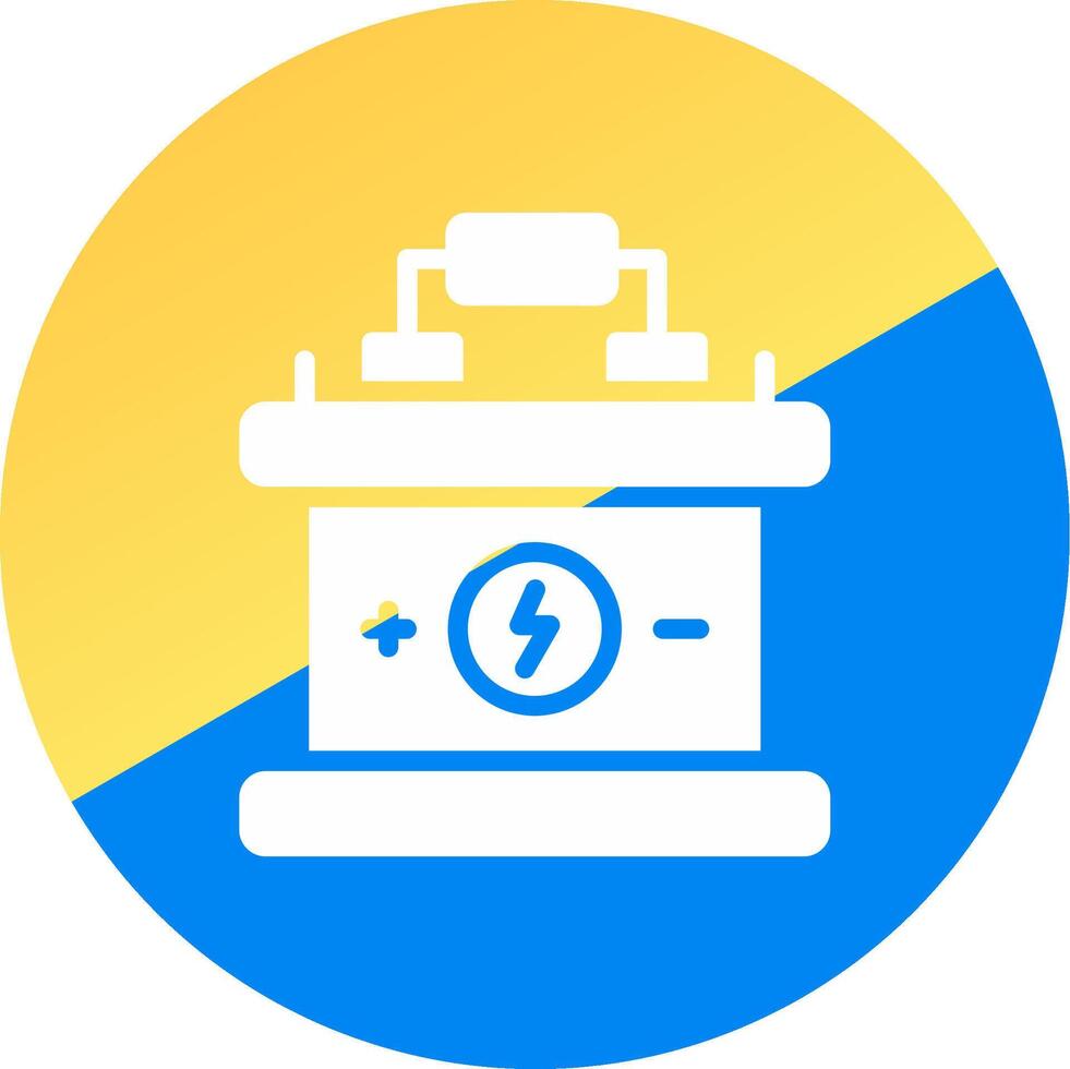Accumulator Creative Icon Design vector
