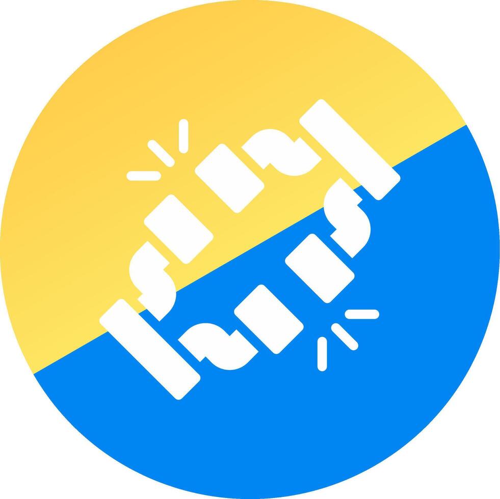 Broken Wire Creative Icon Design vector