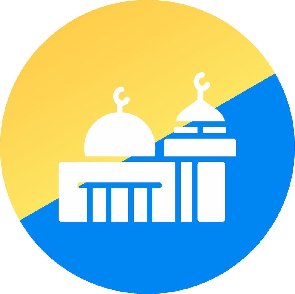 Mosque Creative Icon Design vector