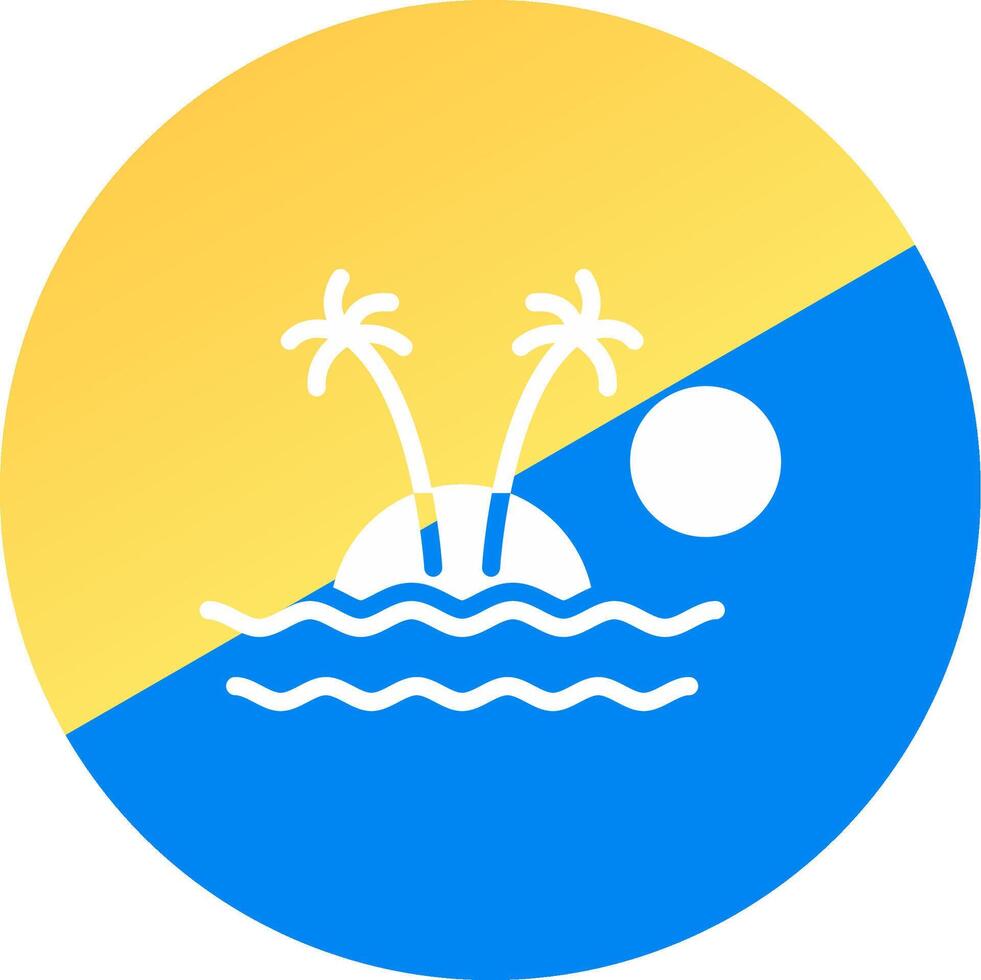 Island Creative Icon Design vector