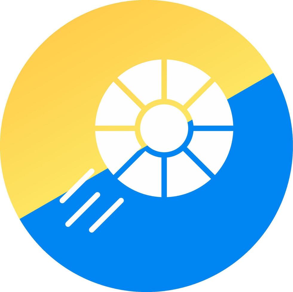 Frisbee Creative Icon Design vector