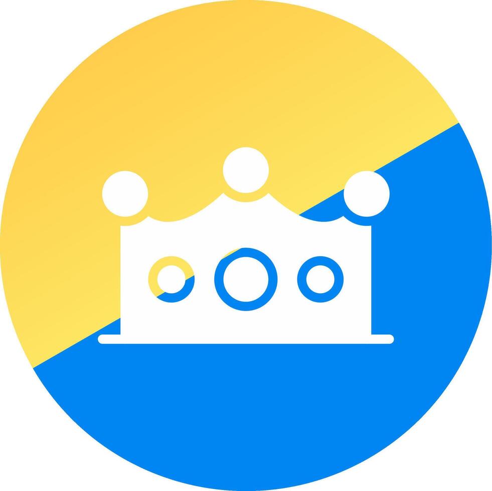 Crown Creative Icon Design vector