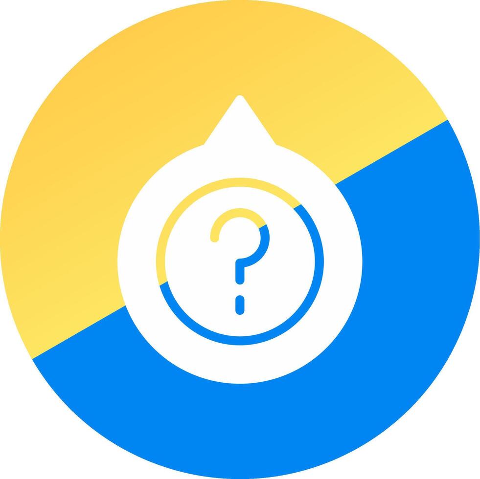 Question Creative Icon Design vector