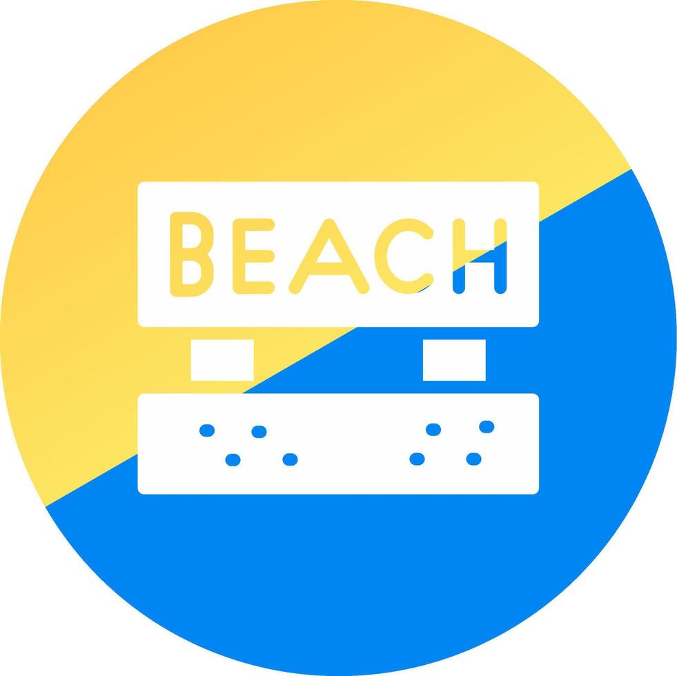 Beach Creative Icon Design vector