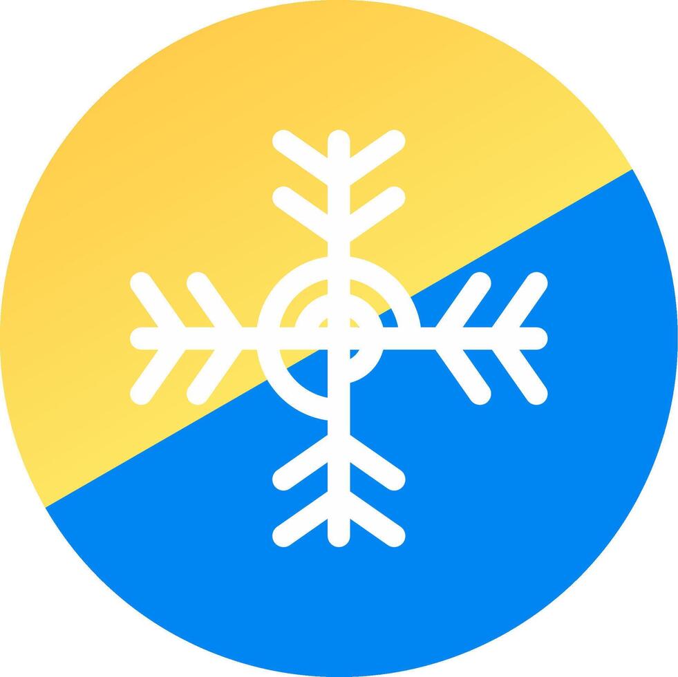 Snowflake Creative Icon Design vector