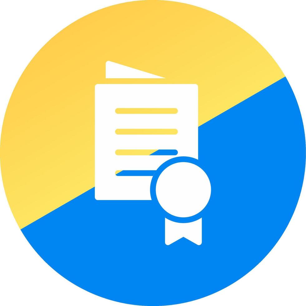Certificate Creative Icon Design vector