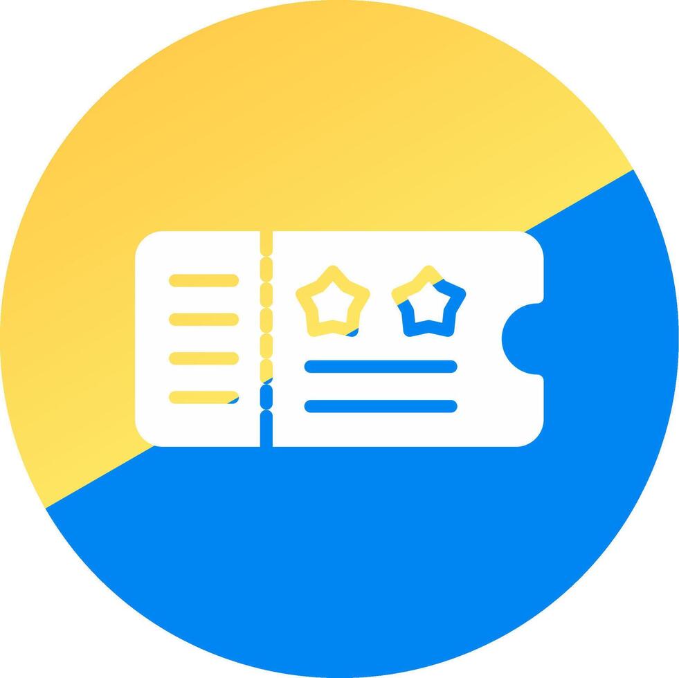 Ticket Creative Icon Design vector