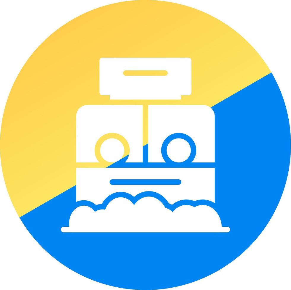 Ticket Box Creative Icon Design vector
