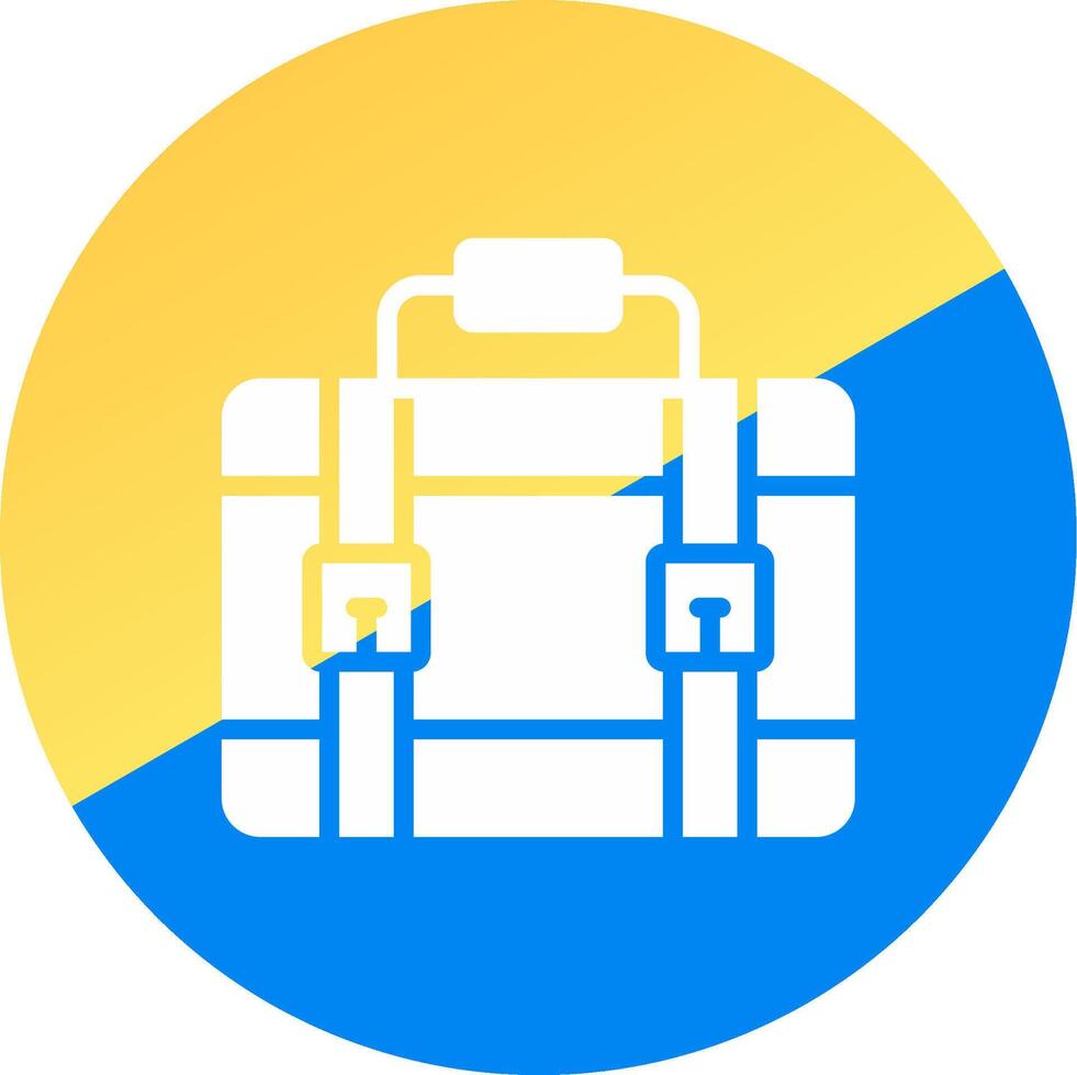 Suitcase Creative Icon Design vector