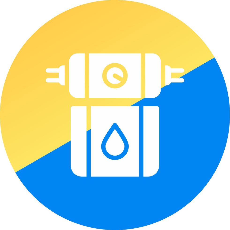 Water Filter Creative Icon Design vector