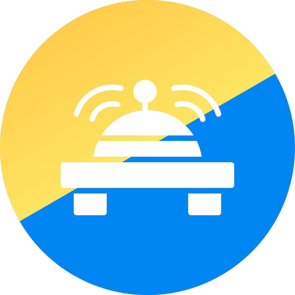 Reception Bell Creative Icon Design vector