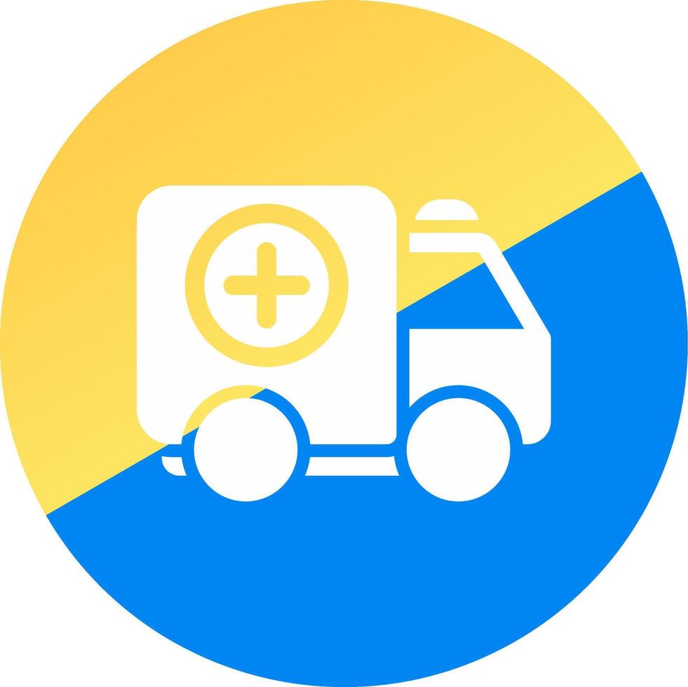 glyph Two Color Circle Design vector
