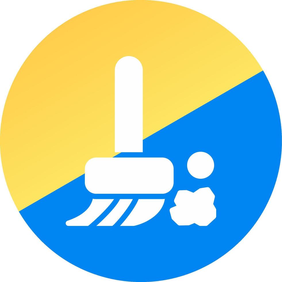 Broom Creative Icon Design vector