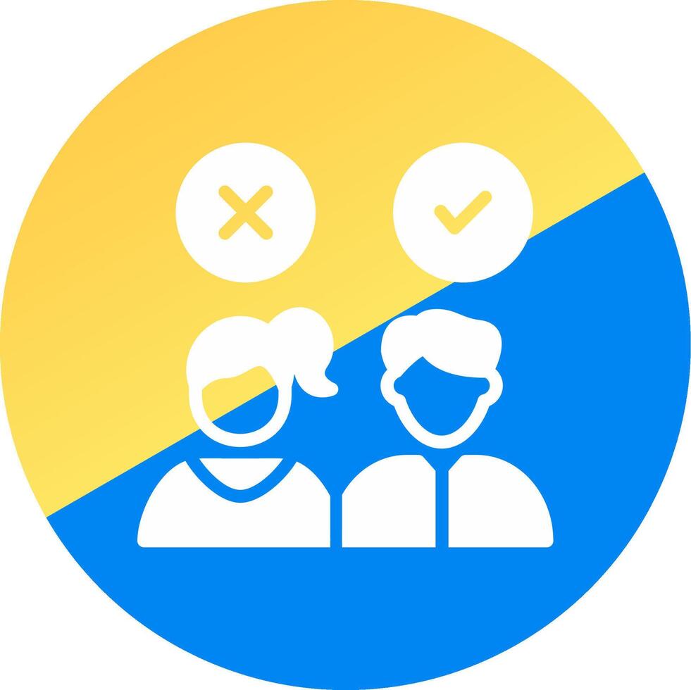 Candidate Creative Icon Design vector