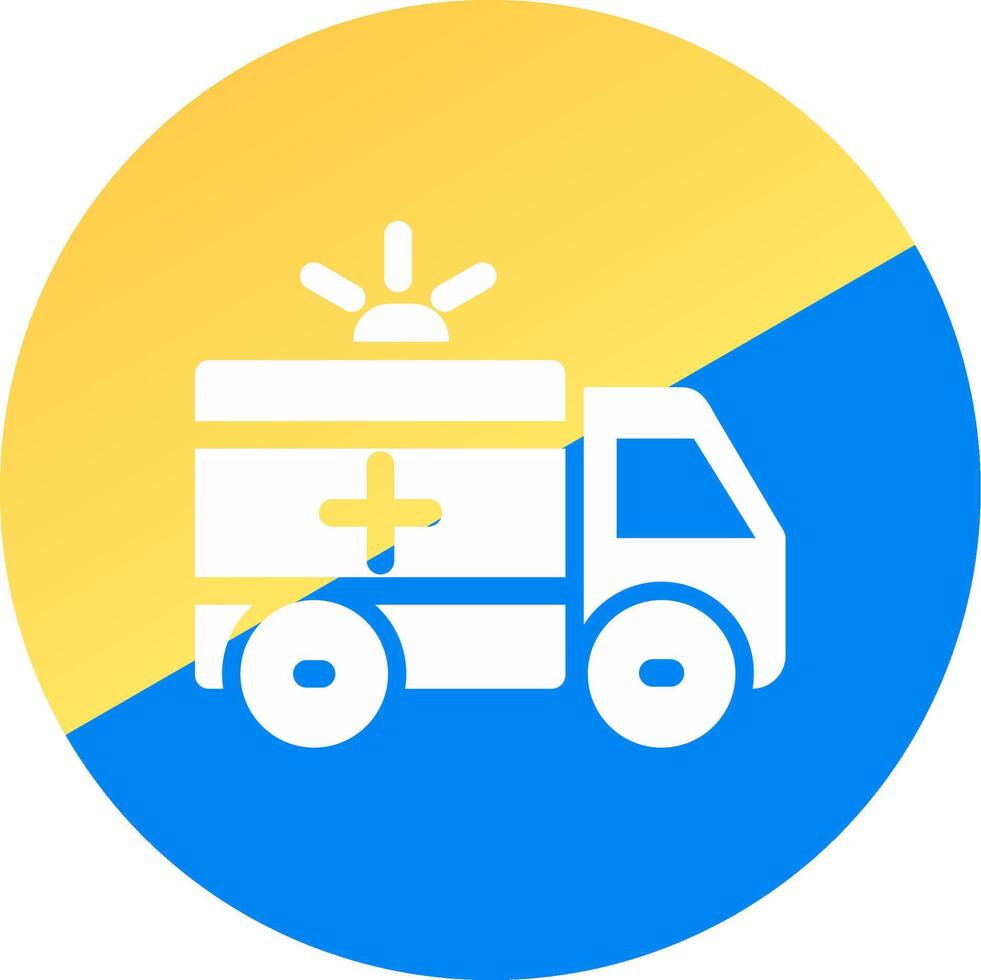 diseño de icono creativo de ambulancia vector