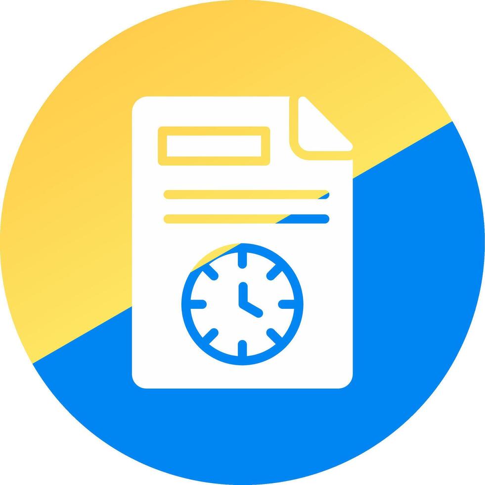 Schedule Creative Icon Design vector