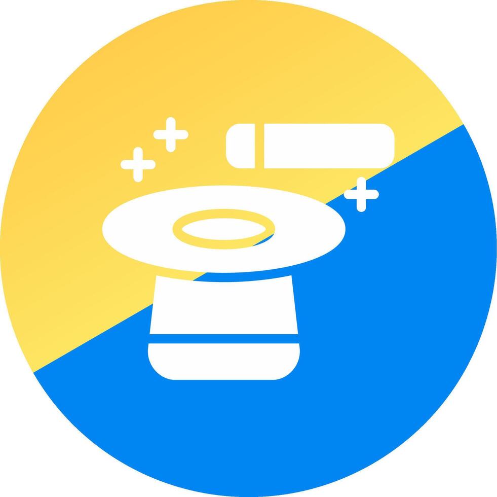 glyph Two Color Circle Design vector