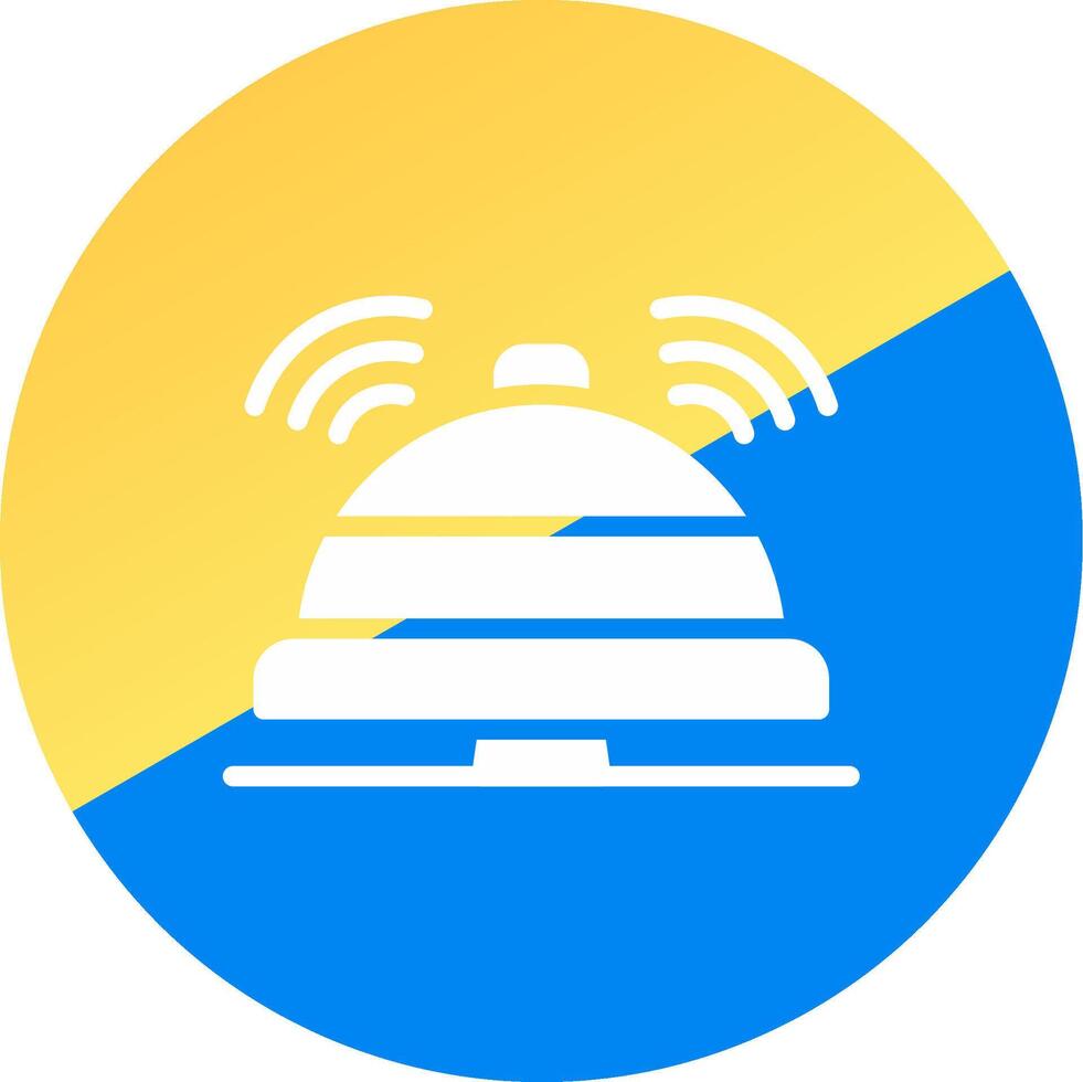 Reception Bell Creative Icon Design vector