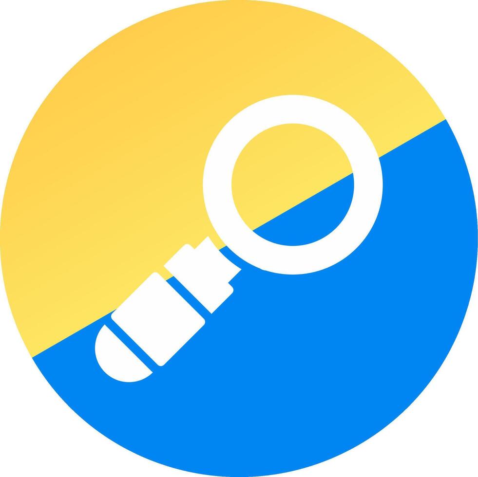 Magnifying Glass Creative Icon Design vector