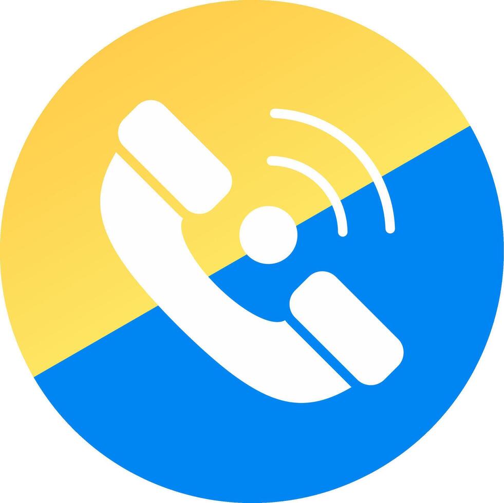 Phone Receiver Creative Icon Design vector