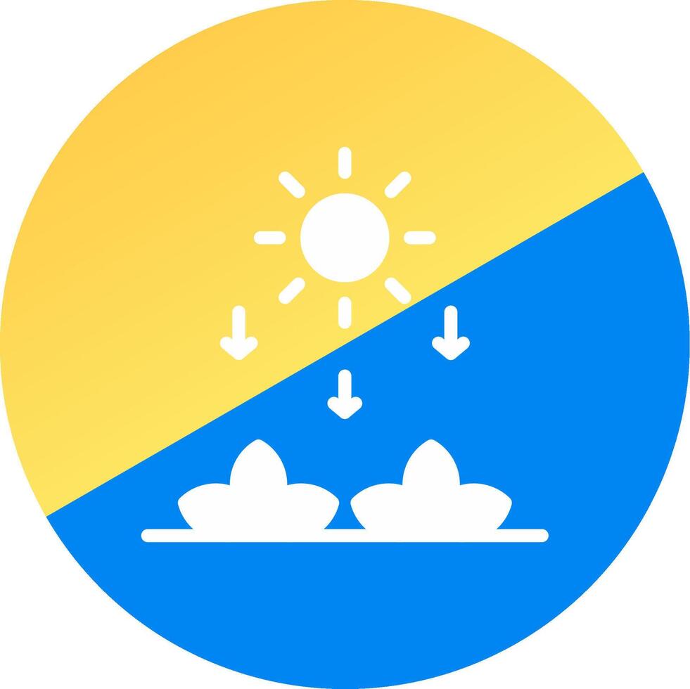 Photosynthesis Creative Icon Design vector