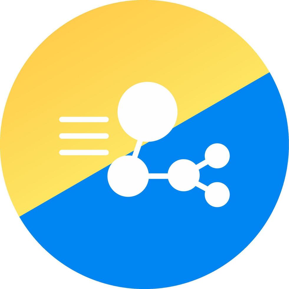 diseño de icono creativo de estructura molecular vector