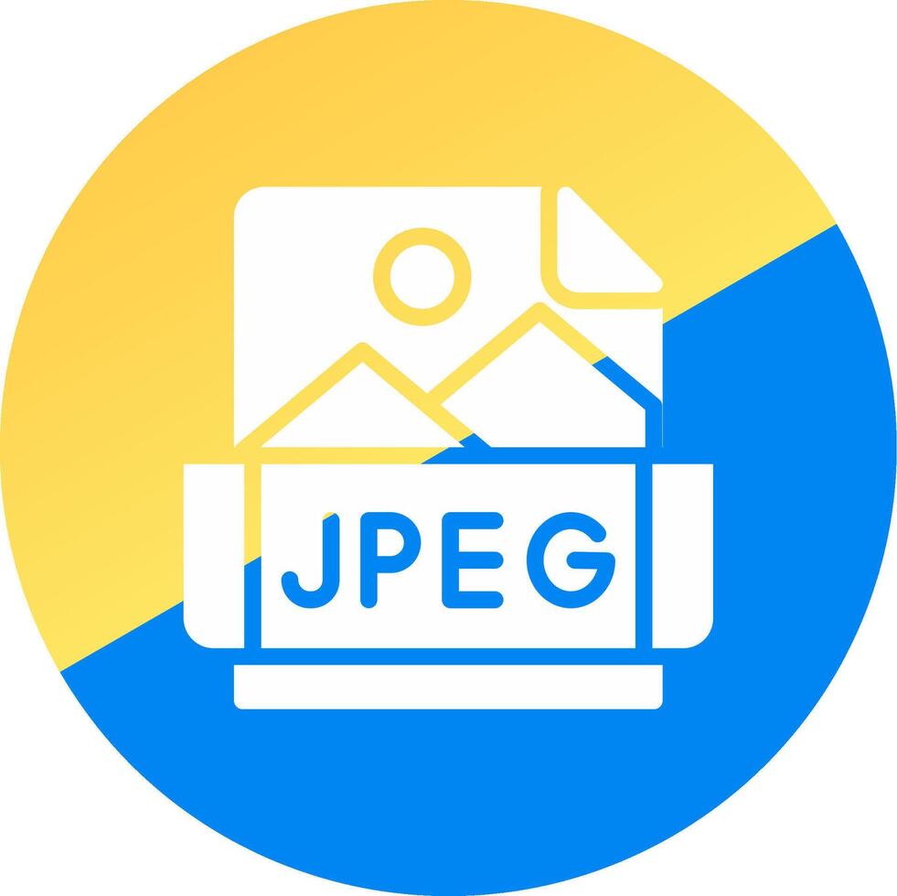 Jpeg Creative Icon Design vector