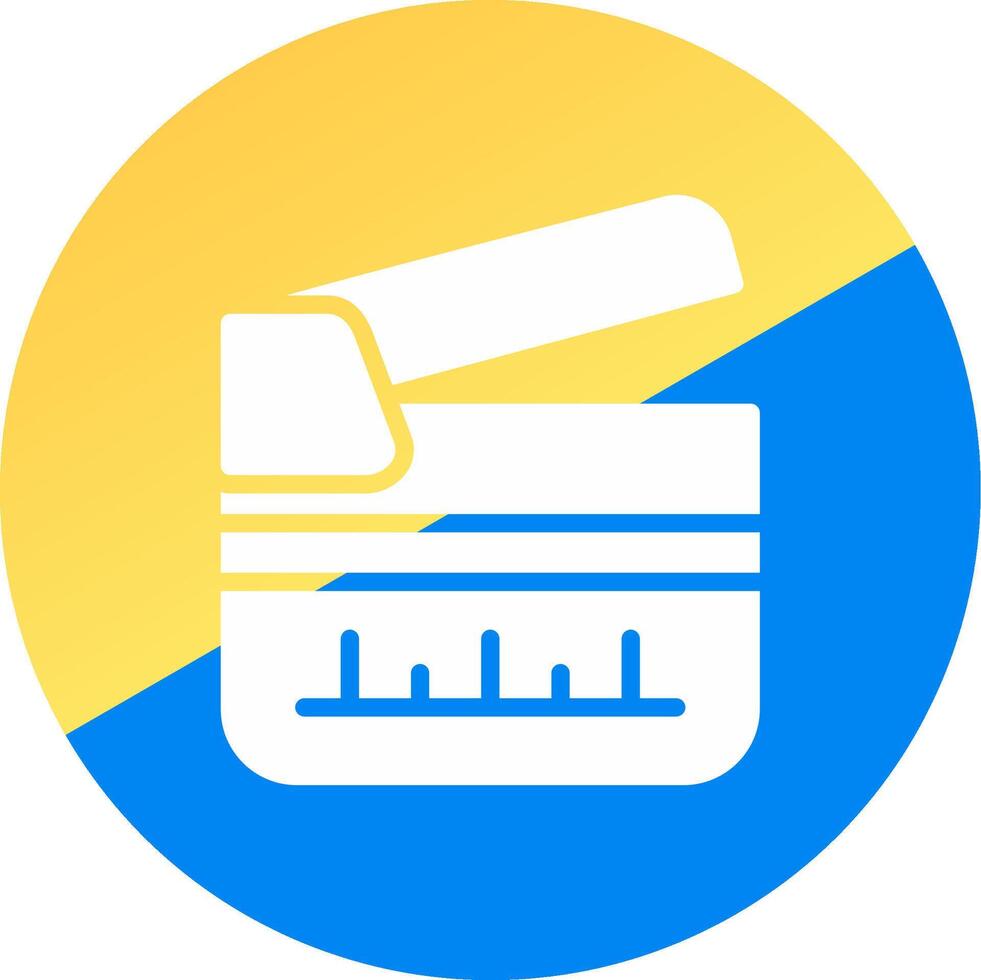 Clapperboard Creative Icon Design vector