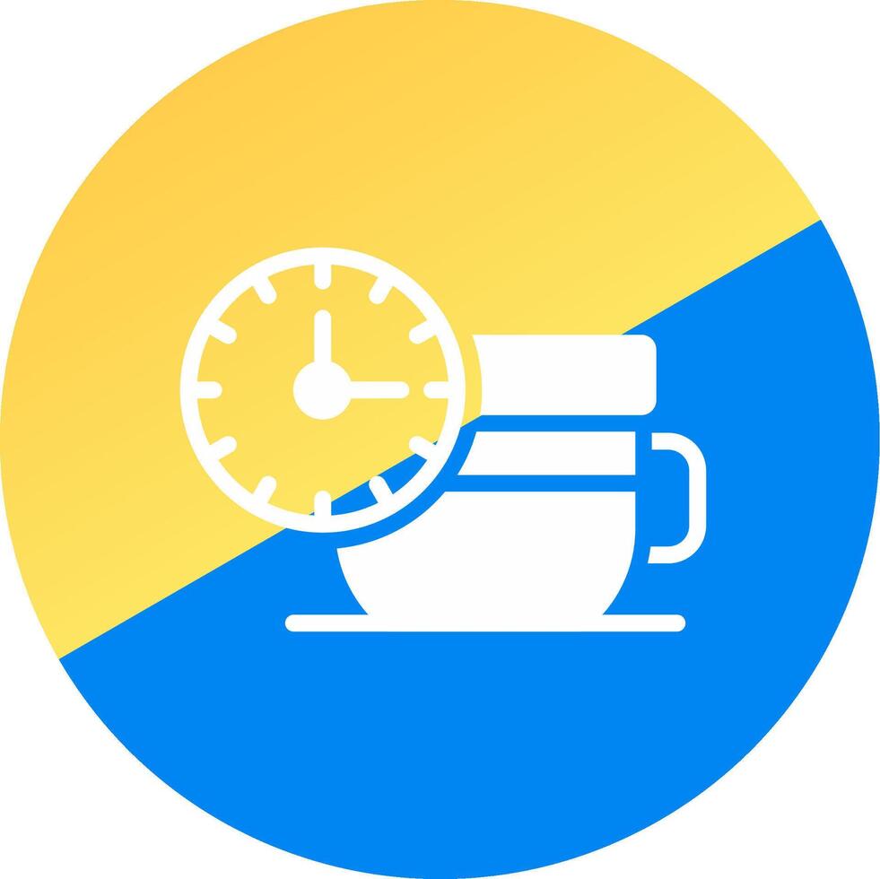 Tea Time Creative Icon Design vector